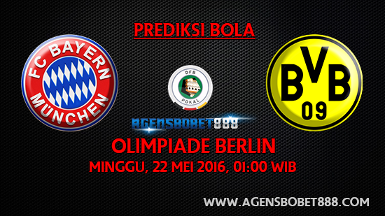 Prediksi Bayern Munich vs Borussia Dortmund 21 Mei 2016